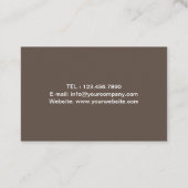 Carte De Visite Outils de menuiserie de construction professionnel (Dos)