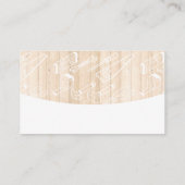 Carte De Visite Outils de menuiserie | Panneaux de bois dur (Dos)