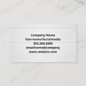 Carte De Visite Outils de menuiserie sur table (Dos)