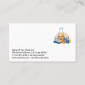 Carte De Visite Outils de nettoyage (Dos)