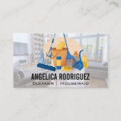 Carte De Visite Outils de nettoyage (Devant)