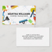 Carte De Visite Outils de nettoyage | Carrelage au sol (Devant / Derrière)