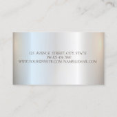 Carte De Visite Outils de nettoyage des diamants élégants (Dos)