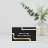 Carte De Visite Outils de plomberie pour tuyaux de plomberie pour  (Debout devant)