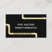 Carte De Visite Outils de plomberie pour tuyaux de plomberie pour  (Devant)