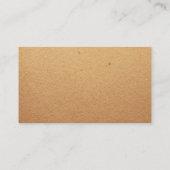 Carte De Visite Outils de plomberie sur papier d'artisanat (Dos)