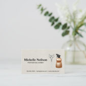 Carte De Visite Outils de profession des cheveux (Debout devant)