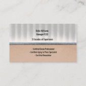 Carte De Visite Outils de rénovateurs de construction (Dos)