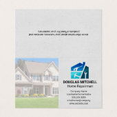 Carte De Visite Outils de rénovation de maison | Entrepreneur géné (Extérieur déplié)