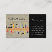 Carte De Visite Outils de rénovation Manuyman Construction de menu (Devant)