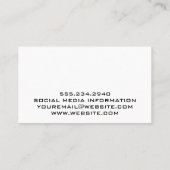 Carte De Visite Outils de réparateur à domicile | Bois métallique (Dos)