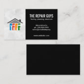 Carte De Visite Outils de réparation à domicile | Handyman | Const (Devant / Derrière)