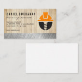 Carte De Visite Outils de réparation à domicile | Menuiserie | Boi (Devant / Derrière)