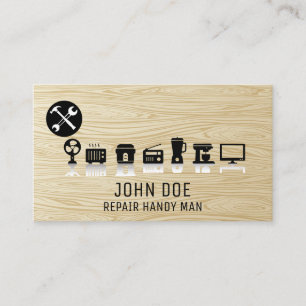 Carte De Visite Outils de réparation Appareils électroménagers
