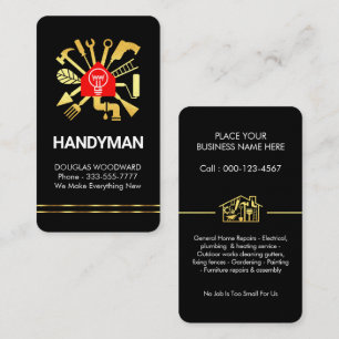 Carte De Visite Outils de réparation exclusifs pour homme à tout f