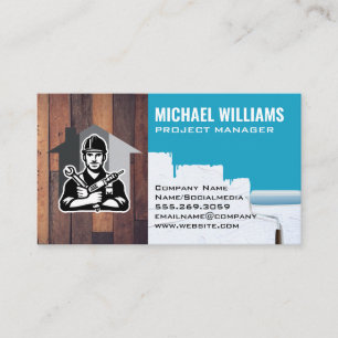 Carte De Visite Outils de retenue pour homme manuel Rouleau de p