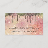 Carte De Visite Outils de salon de cheveux | Poussière étoile Part (Dos)