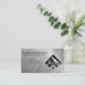 Carte De Visite Outils de scie marteau | Logo de la rénovation | C (Debout devant)