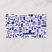 Carte De Visite Outils de travail amusant Art Motif (Dos)