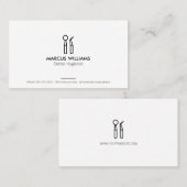 Carte De Visite Outils dentaires (Devant / Derrière)