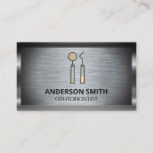 Carte De Visite Outils dentaires | Brosse métallique (Devant)