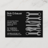 Carte De Visite Outils du commerce (Chubby v2) - Noir (Dos)