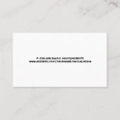 Carte De Visite Outils et équipement de construction | Bande de mi (Dos)