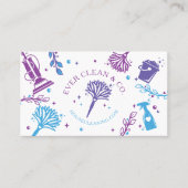 Carte De Visite Outils et fournitures de nettoyage ménager et mais (Devant)