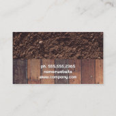 Carte De Visite Outils et véhicules de construction (Dos)