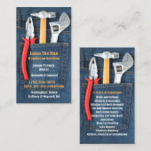 Carte de visite Outils Handyman (Devant / Derrière)