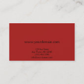 Carte De Visite Outils Handyman (Dos)