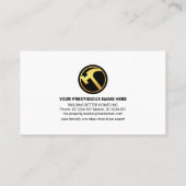Carte De Visite Outils Handyman de structure (Dos)