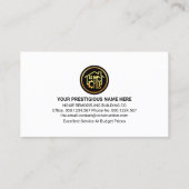 Carte De Visite Outils main de calque Brickwork (Dos)