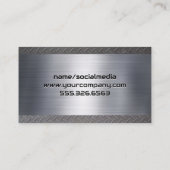 Carte De Visite Outils main | Logo de réparation à domicile | Acie (Dos)