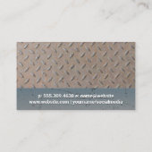 Carte De Visite Outils matériels | Acier et métal de broyage (Dos)