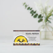 Carte De Visite Outils matériels | Béton de bois (Debout devant)