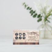 Carte De Visite Outils matériels | chantier de construction (Debout devant)