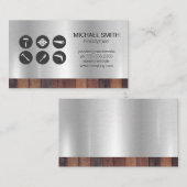 Carte De Visite Outils matériels | Constructeur de construction | (Devant / Derrière)