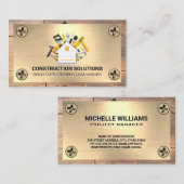 Carte De Visite Outils matériels | Construction | Vis Bois Metal (Devant / Derrière)