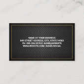 Carte De Visite Outils matériels de construction | Grungy Scratche (Dos)