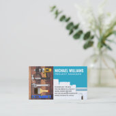 Carte De Visite Outils matériels | Handyman | Bois et mur peint (Debout devant)