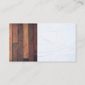 Carte De Visite Outils matériels | Handyman | Bois et mur peint (Dos)