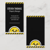 Carte De Visite Outils matériels | Ligne de prudence (Devant / Derrière)