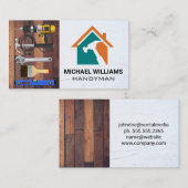 Carte De Visite Outils matériels | Logo de réparation du marteau (Devant / Derrière)