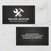 Carte De Visite Outils matériels | Maillage perforé (Devant / Derrière)