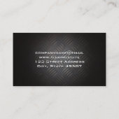 Carte De Visite Outils matériels | Motif en acier (Dos)
