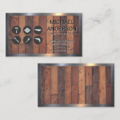 Carte De Visite Outils matériels | Panneaux en bois (Devant / Derrière)