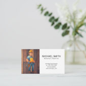 Carte De Visite Outils matériels | Réparateur (Debout devant)