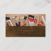 Carte De Visite Outils matériels | Vue de table | Bois (Dos)