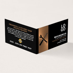 Carte De Visite Outils mécaniques, Auto Mécanique & Réparations, d